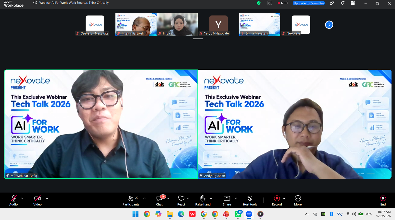 Webinar: AI For Work batch #2